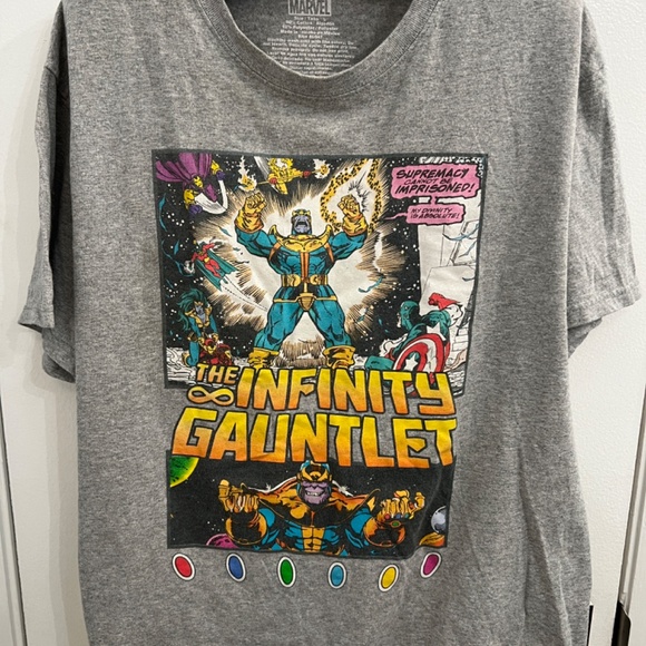 Marvel Comics ,The Infinity Gauntlet, Grey, Excellent Condition, Size Large - Picture 5 of 5